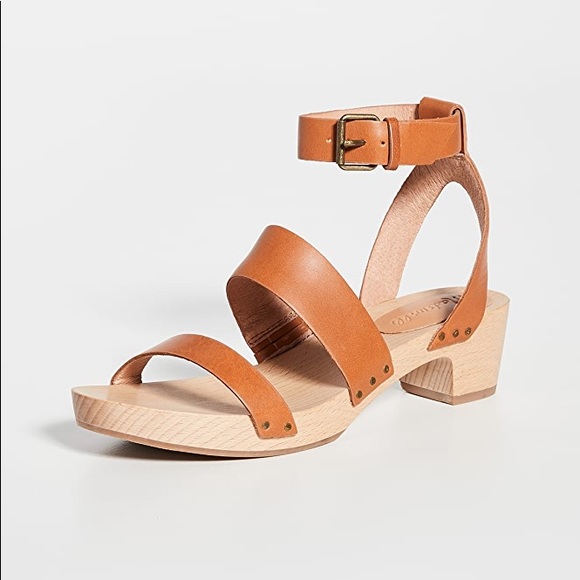 Madewell Shoes - Madewell the Jodi Clog in brown leather size 10